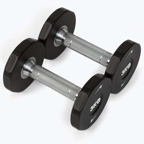 Дъмбели Nike Strength Pro Urethane Dumbbell 2 x 3 kg black/white