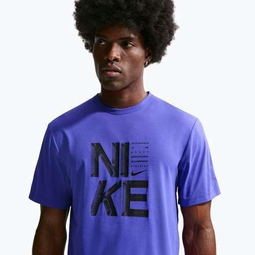 Мъжка тренировъчна тениска Nike Hyverse Dri-Fit Persian violet/black