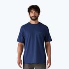 Мъжка тениска Patagonia Boardshort Logo Pocket Responsibili clement blue
