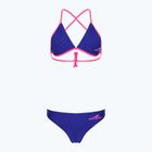 Бански костюм от две части aquafeel Sun Bikini син розов пламъци
