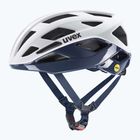 Велосипедна каска UVEX I-Volute Mips white/dusk blue matt