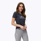 Salewa Geometric Dry дамска тениска за трекинг тъмносиня 00-0000027942