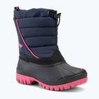 Юношески ботуши за сняг KangaROOS K-Ben dk navy / daisy pink