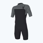 Мъжки неопреннов костюм за плуване O'Neill Hammer 2mm Chest Zip SS Spring IS6 tempered steel/smoke/smoke