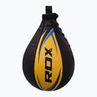 Боксова топка RDX Speed Ball Leather Multi черна и жълта 2SBL-S2YU