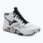 Обувки за волейбол Mizuno Wave Momentum Elite Mid white/black/ge gold