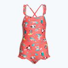 Speedo Детски едноцветен бански Speedo Digital Frill Thinstrap Orange 8-1288115155