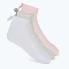Детски чорапи SKECHERS Non Terry Anklet 3 чифта pink