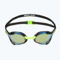 Очила за плуване TYR Tracer-X Elite Racing Mirrored black/lime 2