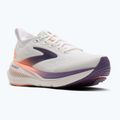 Дамски обувки за бягане Brooks Glycerin 23 white/mulled grape/clear