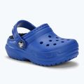 Детски чехли Crocs Classic Lined blue bolt 2