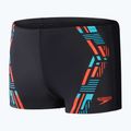 Мъжки къси панталони за плуване Speedo Tech Print black/orange 10