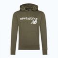 Мъжка качулка New Balance Core Fleece Hoodie dark moss 5