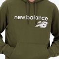 Мъжка качулка New Balance Core Fleece Hoodie dark moss 4