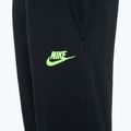 Детски панталон Nike Sportswear Club Fleece black / volt 3