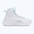 Баскетболни обувки Under Armour CURRY 4 FLOTRO бяло/поток/металическо сребро 2