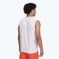 Мъжка баскетболна тениска Under Armour Curry бяла/черна 2