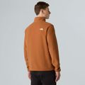Мъжки суитшърт от полар The North Face Glacier Fleece 1/4 Zip burnt umber 3
