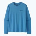 Мъжка блуза с дълъг ръкав Patagonia Capilene Cool Daily - Boardshort Logo shore blue/light shore blue x-dye 6