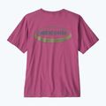 Мъжка тениска Patagonia '95 Oval Logo faded magenta 2