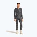 Дамска блуза с дълъг ръкав Icebreaker Merino 260 Tech Vertex Crewe Delta Lines AOP black/snow/j 2