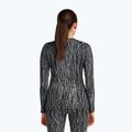 Дамска блуза с дълъг ръкав Icebreaker Merino 260 Tech Vertex Crewe Delta Lines AOP black/snow/j 3