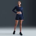 Дамски топ с дълъг ръкав за тренировка Nike Pro 365 Dri-Fit midnight navy/white 4