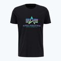 Alpha Industries мъжка тениска Basic Rainbow Reflective black 4