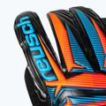 Вратарски ръкавици Reusch Attrakt Solid black/aqua blue/shocking orange 6