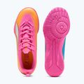 Детски футболни обувки PUMA Ultra 6 Play It Jr poison pink/puma wht/sun stream/bright aqua/puma blk 11