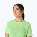 Дамска тениска за бягане ASICS Metarun SS Top illuminate green 5