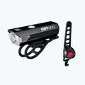 Комплект велосипедни светлини CatEye AMPP 200 HL-EL042RC / ORB TL-LD160 black