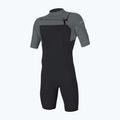 Мъжки неопреннов костюм за плуване O'Neill Hammer 2mm Chest Zip SS Spring IS6 tempered steel/smoke/smoke