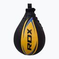 Боксова топка RDX Speed Ball Leather Multi черна и жълта 2SBL-S2YU