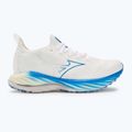 Дамски обувки за бягане Mizuno Wave Neo Wind бели/сребърни/мирно сини 2