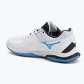 Mizuno Wave Fang 2 обувки за бадминтон бяло/розова тетра/всички в чужбина 3