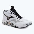 Обувки за волейбол Mizuno Wave Momentum Elite Mid white/black/ge gold