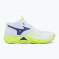 Обувки за волейбол Mizuno Wave Momentum Elite Mid white/lightning yellow/dazzling blue 2