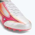 Футболни обувки Mizuno Alpha III Japan AG white/fuchsia purple 7
