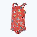 Speedo Детски едноцветен бански Speedo Digital Frill Thinstrap Orange 8-1288115155 3