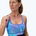 Дамски цял бански костюм Speedo Shaping Contour Eclipse Printed indigo glow 5