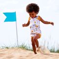 Детски бански костюм от една част Splash About Happy Nappy flowe meadow 8