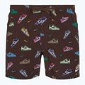 Мъжки къси панталони за плуване Nike Multi Print 5" Volley в бароково кафяво 5