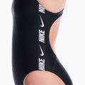 Дамски цял бански костюм Nike Logo Tape Fastback black 5