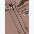 Дамски суитшърт Pitbull Skull Surf Hooded Zip chocolate mousse 9