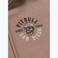 Дамски суитшърт Pitbull Skull Surf Hooded Zip chocolate mousse 10
