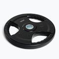 Гумирана чугунена тежест XTREXO черен RW25 25 kg