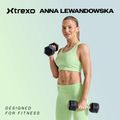 Дъмбел с гумено покритие XTREXO Pro 16 kg  black 2