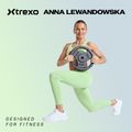 XTREXO RW20 20 кг гумирана чугунена тежест черна 2