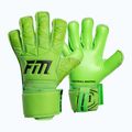 Детски вратарски ръкавици Football Masters Invictus X Jr lime